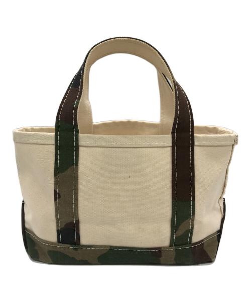 L.L.Bean（エルエルビーン）L.L.Bean (エルエルビーン) ミニトートバッグ グリーン×ベージュの古着・服飾アイテム