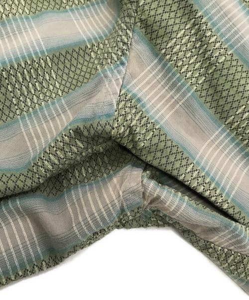 Patagonia（パタゴニア）Patagonia (パタゴニア) 00s ORGANIC COTTON ウエスタンジャガードシャツ グリーン サイズ:XXLの古着・服飾アイテム