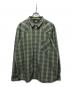 Patagonia（パタゴニア）の古着「00s ORGANIC COTTON ウエスタンジャガードシャツ」｜グリーン