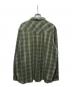 Patagonia (パタゴニア) 00s ORGANIC COTTON ウエスタンジャガードシャツ グリーン サイズ:XXL：13000円
