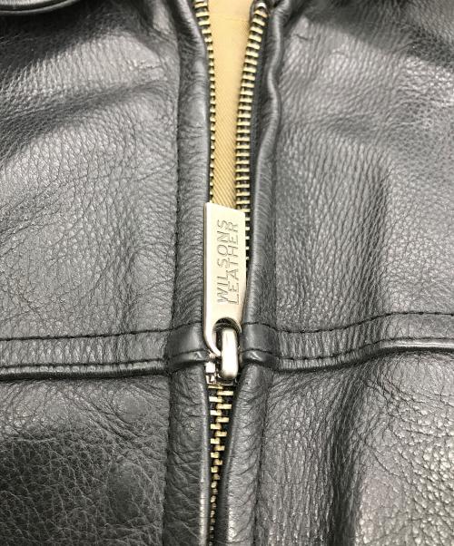 wilsons leather（ウィルソンズレザー）wilsons leather (ウィルソンズレザー) レザージャケット ブラック サイズ:	SIZE XLの古着・服飾アイテム