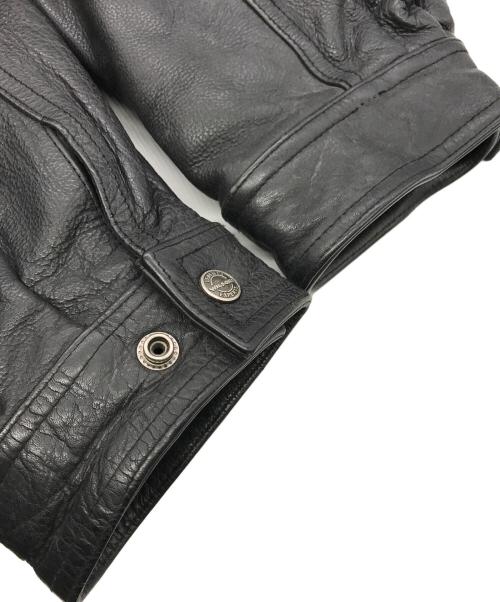 wilsons leather（ウィルソンズレザー）wilsons leather (ウィルソンズレザー) レザージャケット ブラック サイズ:	SIZE XLの古着・服飾アイテム
