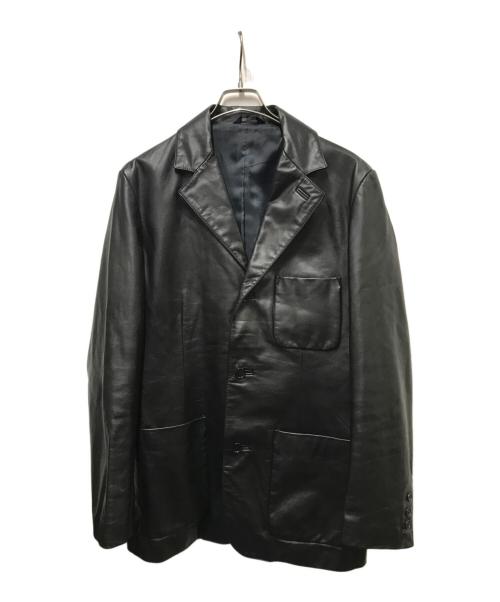 GAP（ギャップ）GAP (ギャップ) 90s 3Bレザーテーラードジャケット ブラック サイズ:Sの古着・服飾アイテム