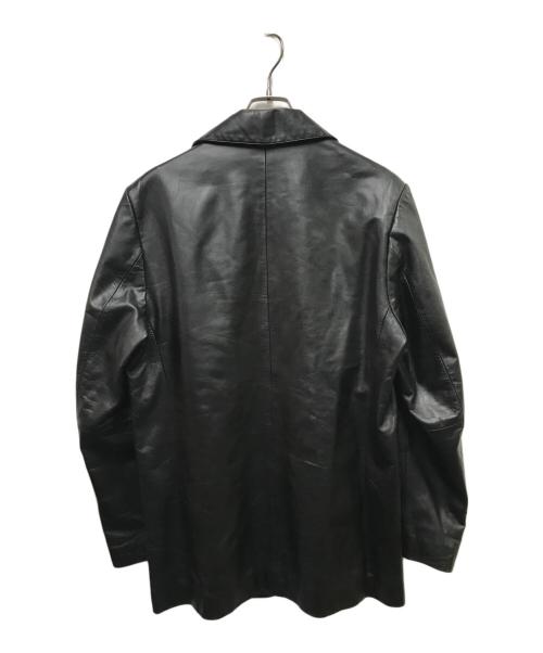 GAP（ギャップ）GAP (ギャップ) 90s 3Bレザーテーラードジャケット ブラック サイズ:Sの古着・服飾アイテム