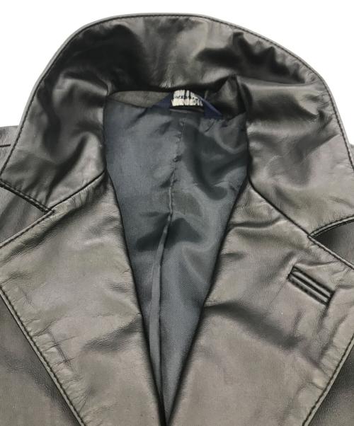 GAP（ギャップ）GAP (ギャップ) 90s 3Bレザーテーラードジャケット ブラック サイズ:Sの古着・服飾アイテム