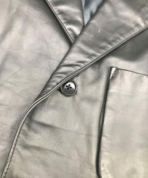 GAP（ギャップ）GAP (ギャップ) 90s 3Bレザーテーラードジャケット ブラック サイズ:Sの古着・服飾アイテム