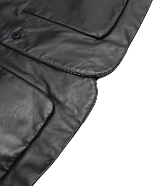 GAP（ギャップ）GAP (ギャップ) 90s 3Bレザーテーラードジャケット ブラック サイズ:Sの古着・服飾アイテム