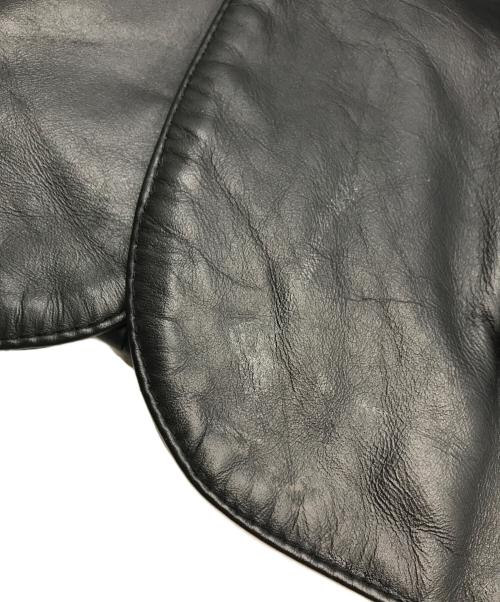 GAP（ギャップ）GAP (ギャップ) 90s 3Bレザーテーラードジャケット ブラック サイズ:Sの古着・服飾アイテム