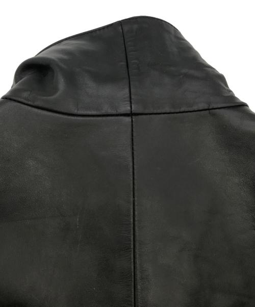 GAP（ギャップ）GAP (ギャップ) 90s 3Bレザーテーラードジャケット ブラック サイズ:Sの古着・服飾アイテム