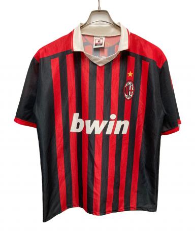 パ*ロ様 2002-03 アディダス ACミラン ゲームシャツ イタリア製 中古・古着通販】A.C.Milan (エーシーミラン) ゲームシャツ ブラック