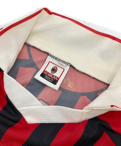 A.C.Milan（エーシーミラン）A.C.Milan (エーシーミラン) ゲームシャツ ブラック×レッド サイズ:XLの古着・服飾アイテム