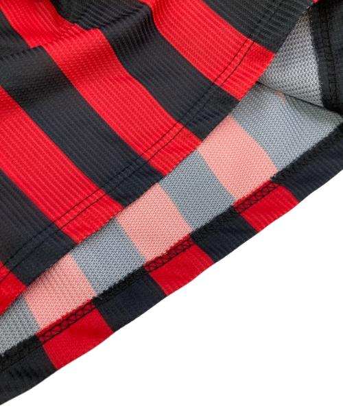 A.C.Milan（エーシーミラン）A.C.Milan (エーシーミラン) ゲームシャツ ブラック×レッド サイズ:XLの古着・服飾アイテム
