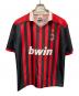A.C.Milan（エーシーミラン）の古着「ゲームシャツ」｜ブラック×レッド