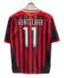 A.C.Milan (エーシーミラン) ゲームシャツ ブラック×レッド サイズ:XL：5000円