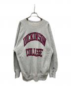 Championチャンピオン）の古着「90s カレッジプリントREVERSE WEAVE」｜グレー