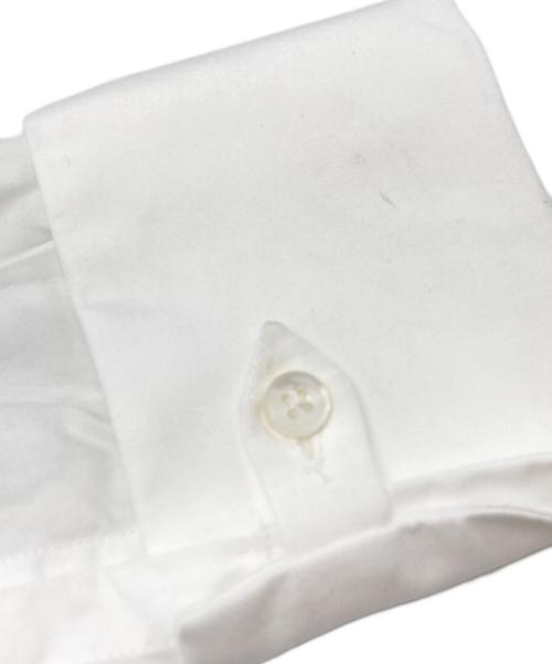 BOURRIENNE PARIS X（ブリエンヌ・パリ・ディス）BOURRIENNE PARIS X (ブリエンヌ・パリ・ディス) フラントフライシャツ/ Fly Front Shirt  ホワイト サイズ:XSの古着・服飾アイテム