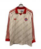 adidasアディダス）の古着「ロングスリーブジャージ LFSTLR ジャージ」｜レッド×ベージュ
