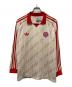 adidas（アディダス）の古着「ロングスリーブジャージ LFSTLR ジャージ」｜レッド×ベージュ