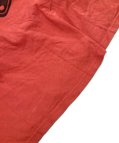 stussy（ステューシー）stussy (ステューシー) ダイスプリントTシャツ オレンジ サイズ:Lの古着・服飾アイテム