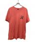 stussy（ステューシー）の古着「ダイスプリントTシャツ」｜オレンジ