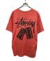 stussy (ステューシー) ダイスプリントTシャツ オレンジ サイズ:L：6000円
