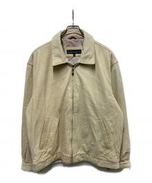 PERRY ELLIS（ペリーエリス）の古着「レザージャケット」｜ベージュ