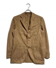 LARDINI（ラルディーニ）の古着「コットンレーヨン 3B カジュアルジャケット」｜ベージュ
