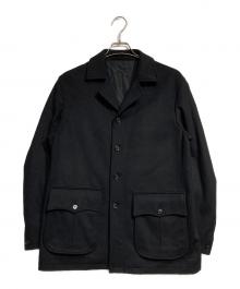 TOMORROW LAND PILGRIM（トゥモローランド ピルグリム）の古着「ウールカシミヤ ドライビングコート」｜ブラック