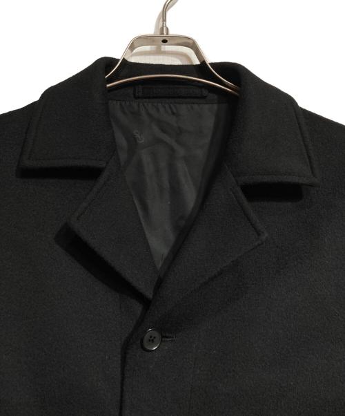 TOMORROW LAND PILGRIM（トゥモローランド ピルグリム）TOMORROW LAND PILGRIM (トゥモローランド ピルグリム) ウールカシミヤ ドライビングコート ブラック サイズ:Ｓの古着・服飾アイテム