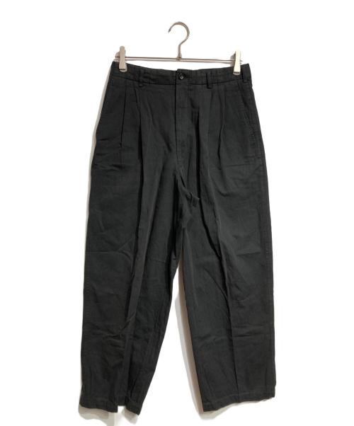 COMME des GARCONS HOMME（コムデギャルソン オム）COMME des GARCONS HOMME (コムデギャルソン オム) ２タックチノクロスパンツ/2-Tuck Chino Pants ブラック サイズ:不明の古着・服飾アイテム