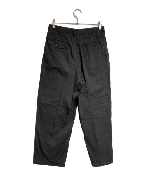 COMME des GARCONS HOMME（コムデギャルソン オム）COMME des GARCONS HOMME (コムデギャルソン オム) ２タックチノクロスパンツ/2-Tuck Chino Pants ブラック サイズ:不明の古着・服飾アイテム