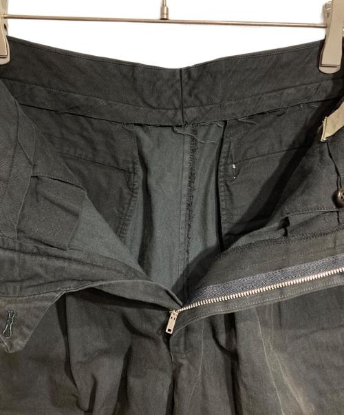 COMME des GARCONS HOMME（コムデギャルソン オム）COMME des GARCONS HOMME (コムデギャルソン オム) ２タックチノクロスパンツ/2-Tuck Chino Pants ブラック サイズ:不明の古着・服飾アイテム