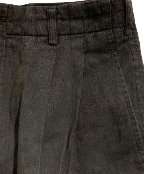 COMME des GARCONS HOMME（コムデギャルソン オム）COMME des GARCONS HOMME (コムデギャルソン オム) ２タックチノクロスパンツ/2-Tuck Chino Pants ブラック サイズ:不明の古着・服飾アイテム