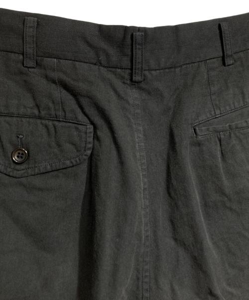 COMME des GARCONS HOMME（コムデギャルソン オム）COMME des GARCONS HOMME (コムデギャルソン オム) ２タックチノクロスパンツ/2-Tuck Chino Pants ブラック サイズ:不明の古着・服飾アイテム