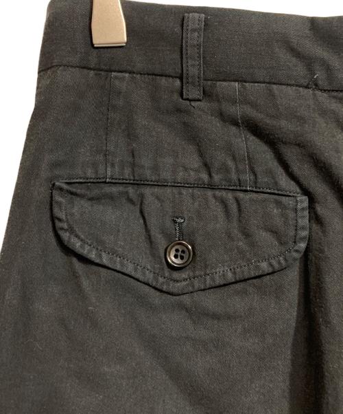 COMME des GARCONS HOMME（コムデギャルソン オム）COMME des GARCONS HOMME (コムデギャルソン オム) ２タックチノクロスパンツ/2-Tuck Chino Pants ブラック サイズ:不明の古着・服飾アイテム