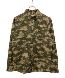 Carhartt WIP（カーハート ワーク イン プログレス）の古着「Camo Painted Shirt」｜カーキ