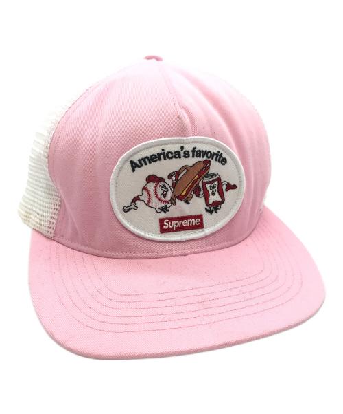 SUPREME（シュプリーム）Supreme (シュプリーム) America's Favorite Mesh Cap ピンクの古着・服飾アイテム