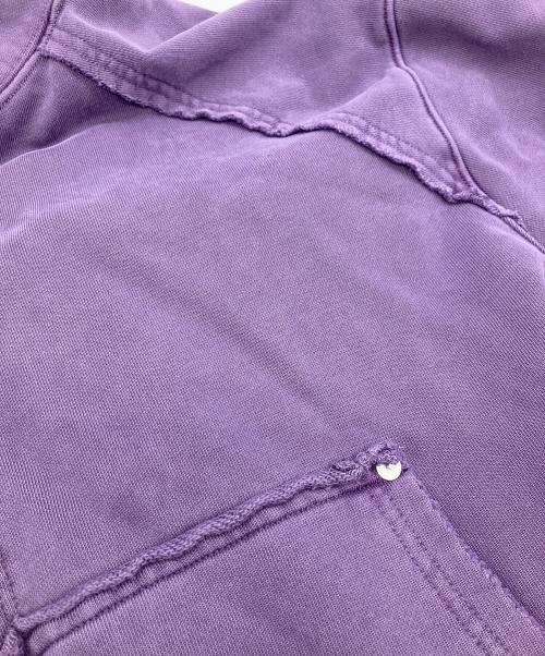 JOURNAL STANDARD（ジャーナルスタンダード）JOURNAL STANDARD (ジャーナルスタンダード) ラウンド スリーブ フーディ パープル サイズ:Lの古着・服飾アイテム
