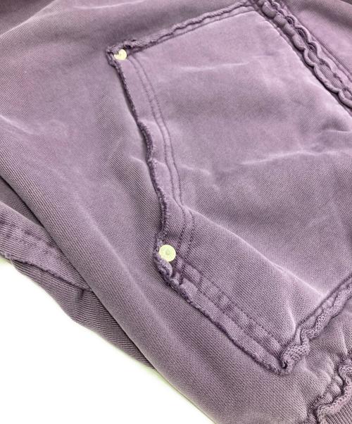JOURNAL STANDARD（ジャーナルスタンダード）JOURNAL STANDARD (ジャーナルスタンダード) ラウンド スリーブ フーディ パープル サイズ:Lの古着・服飾アイテム