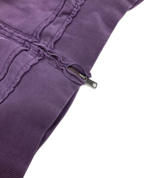 JOURNAL STANDARD（ジャーナルスタンダード）JOURNAL STANDARD (ジャーナルスタンダード) ラウンド スリーブ フーディ パープル サイズ:Lの古着・服飾アイテム