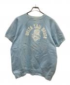 USEDユーズド）の古着「60s ショートスリーブスウェット」｜スカイブルー