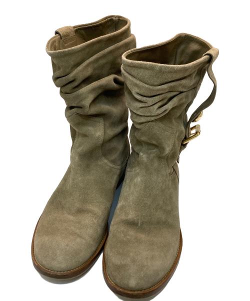 LOUIS VUITTON（ルイ ヴィトン）LOUIS VUITTON (ルイ ヴィトン) ショートブーツ/Short Boots ベージュ サイズ:36の古着・服飾アイテム