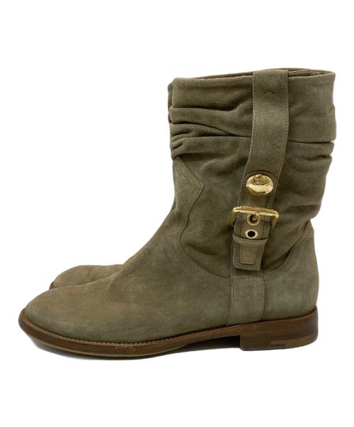 LOUIS VUITTON（ルイ ヴィトン）LOUIS VUITTON (ルイ ヴィトン) ショートブーツ/Short Boots ベージュ サイズ:36の古着・服飾アイテム