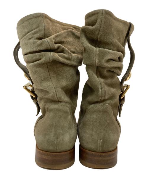 LOUIS VUITTON（ルイ ヴィトン）LOUIS VUITTON (ルイ ヴィトン) ショートブーツ/Short Boots ベージュ サイズ:36の古着・服飾アイテム