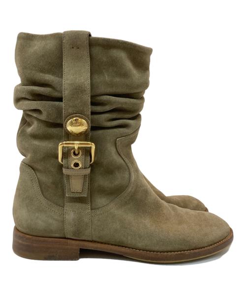 LOUIS VUITTON（ルイ ヴィトン）LOUIS VUITTON (ルイ ヴィトン) ショートブーツ/Short Boots ベージュ サイズ:36の古着・服飾アイテム