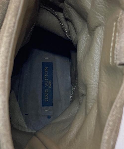 LOUIS VUITTON（ルイ ヴィトン）LOUIS VUITTON (ルイ ヴィトン) ショートブーツ/Short Boots ベージュ サイズ:36の古着・服飾アイテム