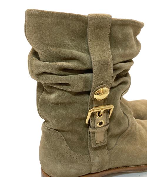 LOUIS VUITTON（ルイ ヴィトン）LOUIS VUITTON (ルイ ヴィトン) ショートブーツ/Short Boots ベージュ サイズ:36の古着・服飾アイテム