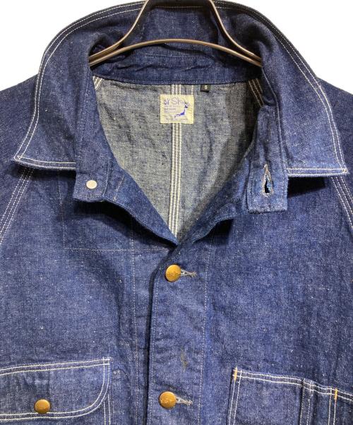 orSlow（オアスロウ）orSlow (オアスロウ) 1950 DENIM COVER ALL/デニムカバーオール インディゴ サイズ:Ｓの古着・服飾アイテム