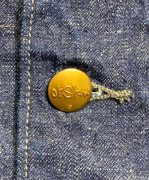 orSlow（オアスロウ）orSlow (オアスロウ) 1950 DENIM COVER ALL/デニムカバーオール インディゴ サイズ:Ｓの古着・服飾アイテム
