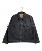 WORKERSワーカーズ）の古着「857デニムトラッカージャケット/Denim Jacket」｜ブラック